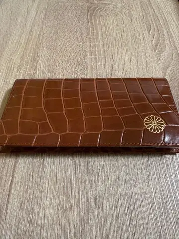 황궁 지갑 레어 색상 브라운 가죽 크로커다일풍 장지갑 미사용 새상품