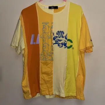 멀티 컬러 T셔츠 로고