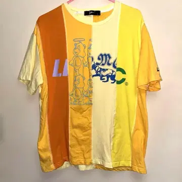 멀티 컬러 T셔츠 로고