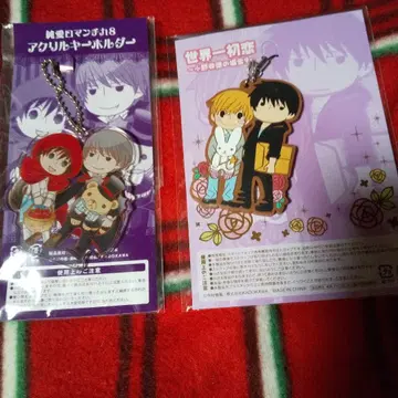 순정 로맨티카 세계 제일의 첫사랑 아크릴 키링 러버 스트랩