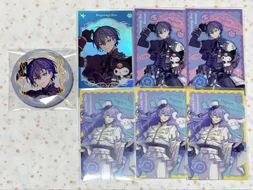 니지산지 코야나기 로우 호시미치 쇼 산리오 카드 캔뱃지