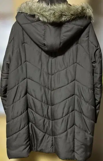 Chell 여성용 충전솜 후드 부착 코트 브라운 17호