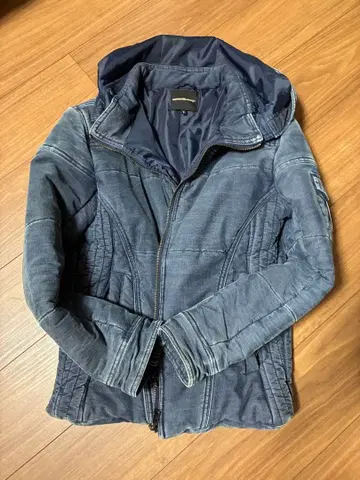 semanticdesign 후드 부착 자켓 S 다크 블루