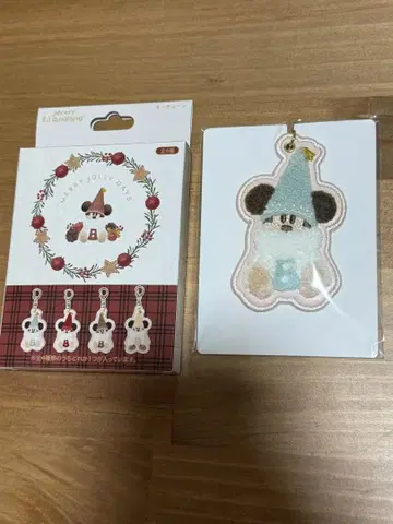 디즈니 크리스마스 2025 리루린린 키체인 블루 스카이블루