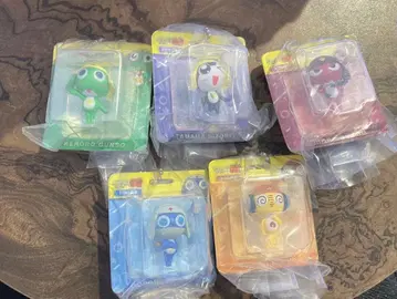 개구리 중사 케로로 가챠가챠 블리스터 참 컬렉션 5종 컴프 세트