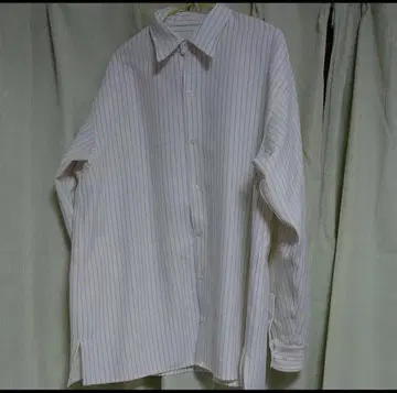 오버사이즈 롱슬리브 셔츠