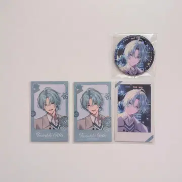 니지산지 윈터 데이트 나기사 트라웃 폴라로이드풍 카드 캔뱃지