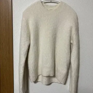 DES PRES 데프레 폭스 캐시미어 크루넥 풀오버 니트