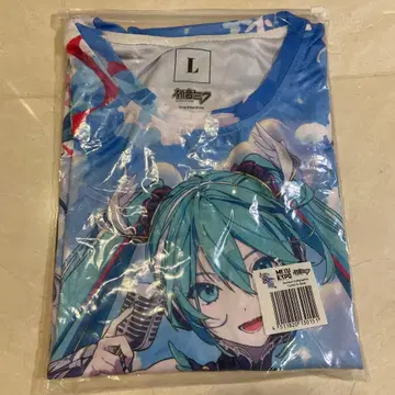 하츠네 미쿠 T셔츠 L 사이즈 MIKU EXPO