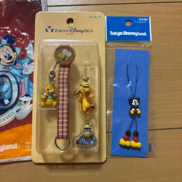 도쿄 디즈니 씨 미키 푸우 스트랩