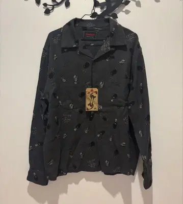 미사용 새상품 갱스터빌 포이즌 스컬 올 패턴 긴팔 셔츠