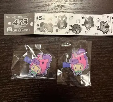 문치치 프렌즈 475 러버 앞머리 클립 2개 세트