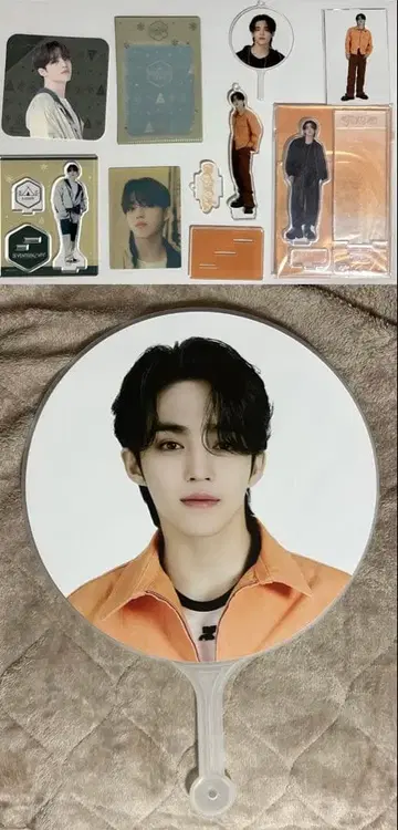 seventeen 에스크 부채 아크릴 스탠드 트레이딩 카드