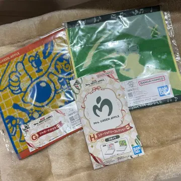 Mrs. GREEN APPLE 타월 2개, 메모장 세트