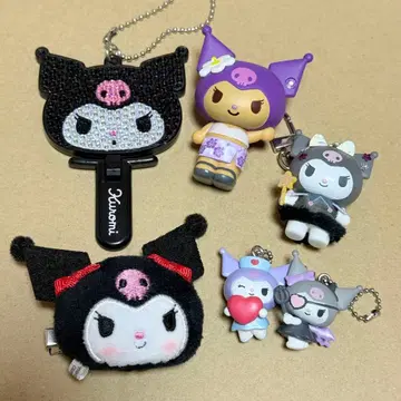 산리오 쿠로미 키링 피규어 퓨로랜드 클립 묶음 판매