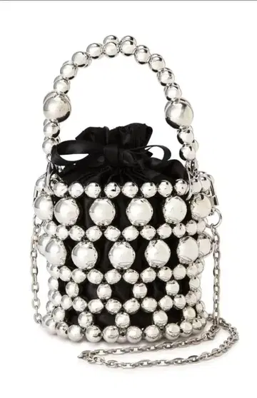 메탈 볼 2way 체인 숄더백