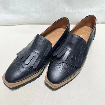 블랙 로퍼 긴자 카네마츠 AQUA BELL 일본제 프린지