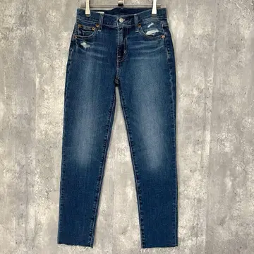 새상품급 GAP 심플 스키니 데님 컷팅 고급 캐주얼 롱 레그