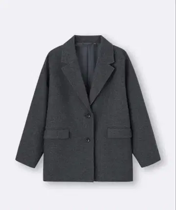 코지 멜톤 하프 코트 다크 그레이 S 사이즈