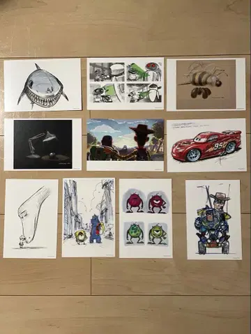 PIXAR 30주년 엽서 10장 세트