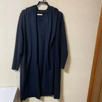 BEAMS 네이비 롱 가디건