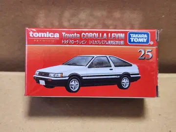 토미카 프리미엄 25 도요타 코롤라 레빈 발매 기념 사양