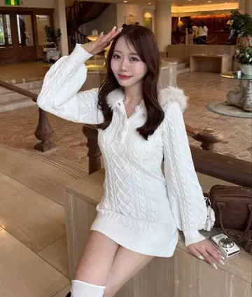 OLIVE des OLIVE keru 스타일 폭주 원피스 그레이