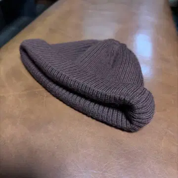 VAINL ARCHIVE 브라운 니트 모자