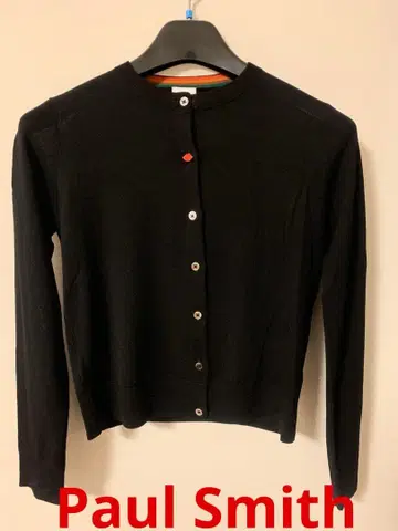 택 포함 새상품 폴스미스 블랙 가디건 정가 25300엔 M