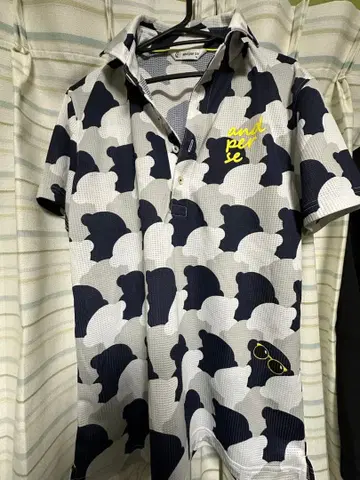 and per se 카모플라쥬 피케 셔츠 M