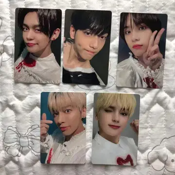 TXT JPFC 2021 설문조사 당첨 트레이딩 카드 5장