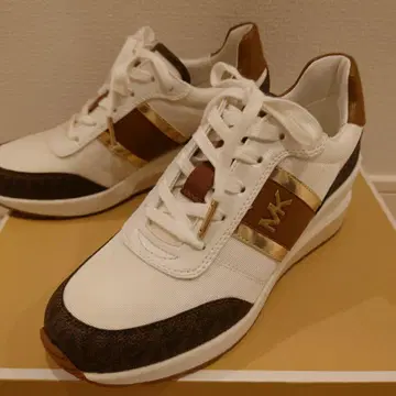 MK 스니커즈 화이트/브라운