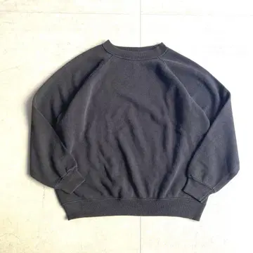 90s Hanes 헤인즈 블랭크 맨투맨 USA제 블랙 무지