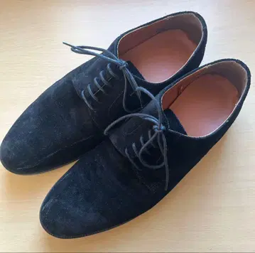 블랙 스웨이드 신발