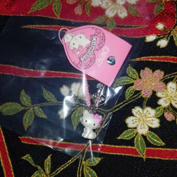 헬로키티 챠미키티 족자 열쇠 핑크 2004년