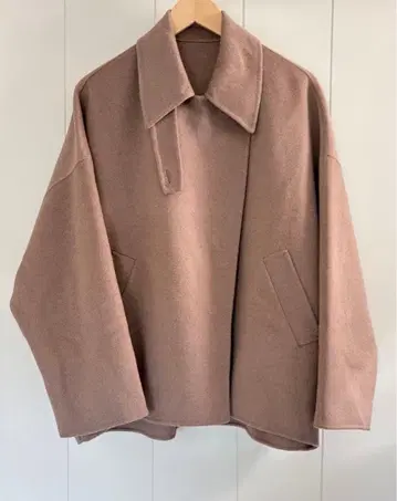 노블 Super160s 리버 돌먼 숏코트 브라운