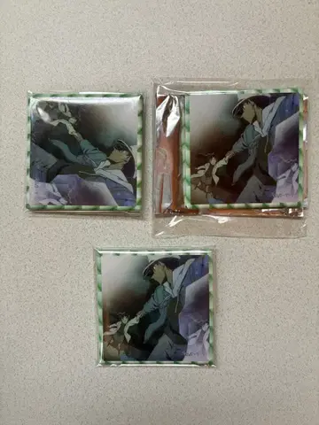 명탐정 코난 메모리얼 캔뱃지 핫토리&카즈하 코난랜드