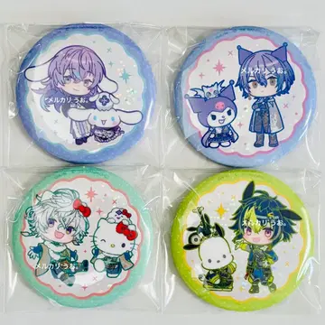 [ 니지산지 디티카 ] Dytica x 산리오 캐릭터즈 키라키라 캔뱃지