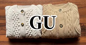 [ GU ] 케이블 코쿤 가디건 S 사이즈 M 사이즈