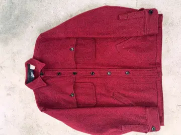 Woodlatch 빨간색 울 자켓 80s