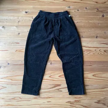 cookman 블랙 코듀로이 셰프 팬츠 이지 팬츠