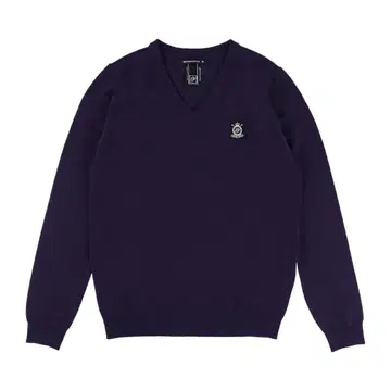 ZOY 퍼플 보라색 긴팔 니트 스웨터