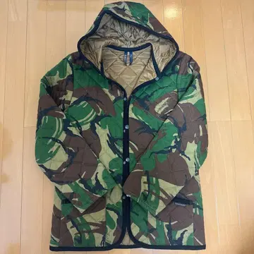 LAVENHAM 카모 패턴 퀼팅 자켓