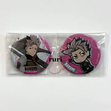 [ 미개봉 ] 괴수 8호 나루미 겐 캔뱃지 2개 세트