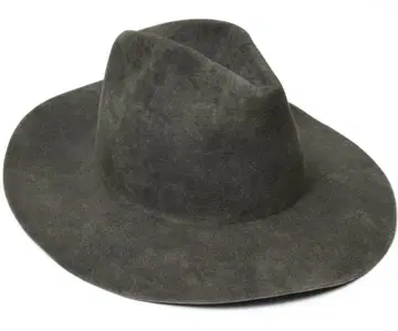 미사용 레나드 플랑크 울 펠트 햇 M 이탈리아제 카키
