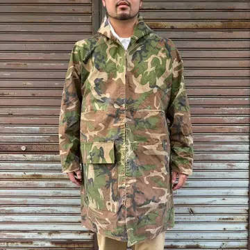 70s USA 제작 헌팅 후드티 우드랜드 카모플라쥬 L 빈티지