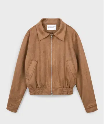 투웨이 블루종 스웨이드 밴딩 점퍼 자켓