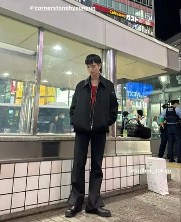 CORNERSTONE 코너스톤 AW21 버튼 플레어