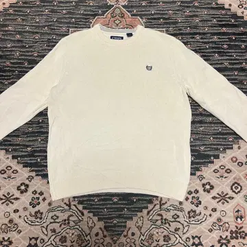 CHAPS 화이트 니트 스웨터 L 사이즈