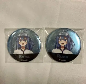 컬러풀 피치 루나 메탈 캔뱃지